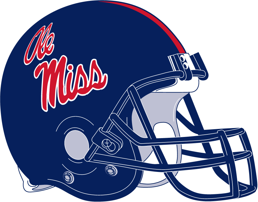 Mississippi Rebels 2007-2011 Helmet Logo diy DTF decal sticker